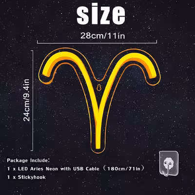 چراغ دیواری مدل نئون NEON-ARIES