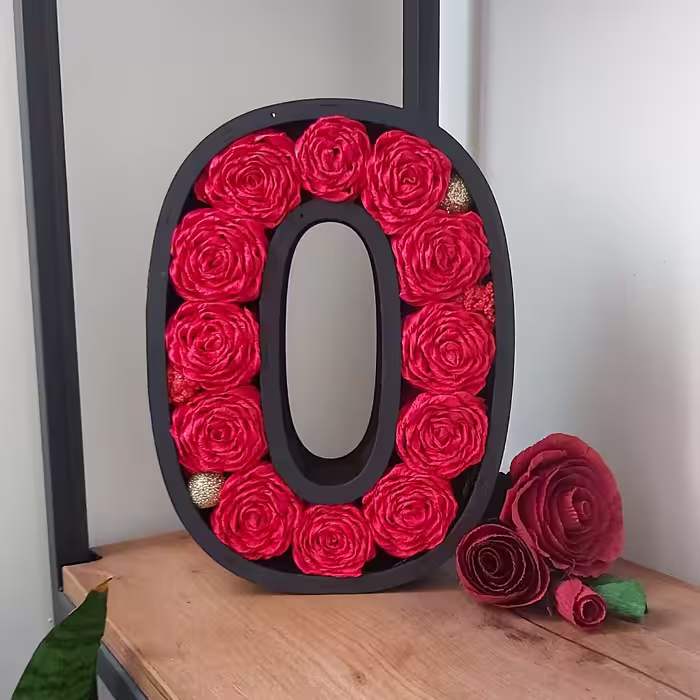 باکس گل مصنوعی مدل عدد 0