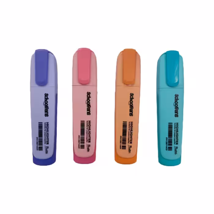 ماژیک علامت گذار اسکول فنس مدل پاستلی کد 92312 بسته 4 عددی