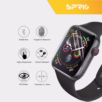محافظ صفحه نمایش نانو اسپریگ مدل SPG مناسب برای ساعت هوشمند هاینو تکو T93 Ultra Max
