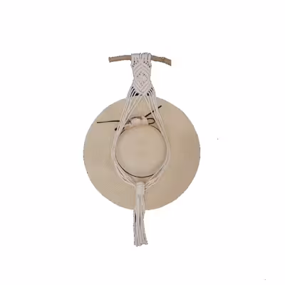 آویز تزئینی بافتنی طرح کلاه مدل باران