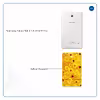 برچسب پوششی ماهوت مدل Yellow-Flower مناسب برای تبلت سامسونگ Galaxy Tab 4 7.0 2014 T231