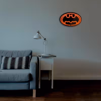 چراغ دیواری نئون دیزاین طرح Batman-BL_ORG