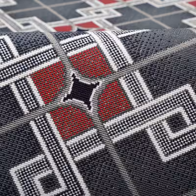 گلیم ماشینی دنیای فرش مدل پنجره کد 1236