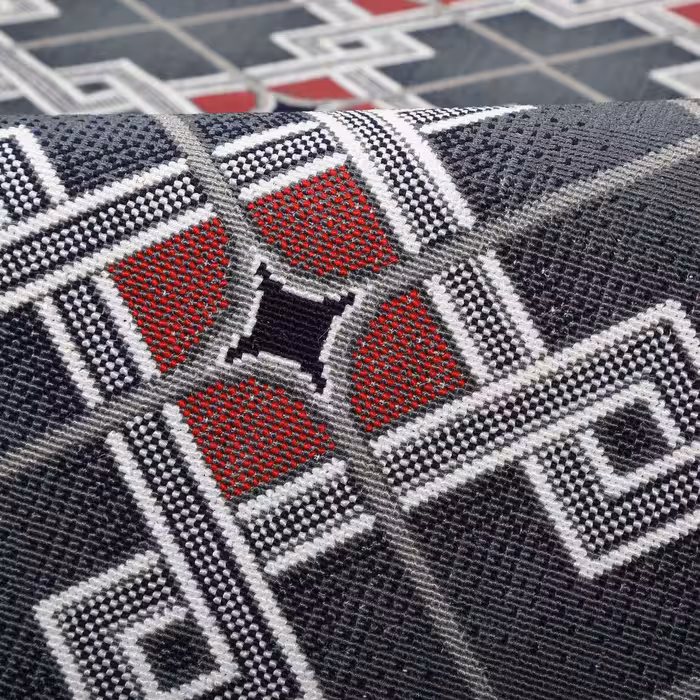 گلیم ماشینی دنیای فرش مدل پنجره کد 1236