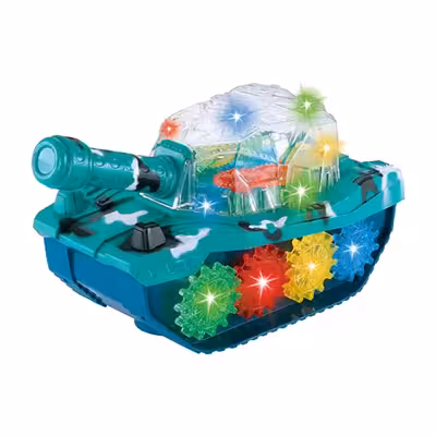 اسباب بازی مدل تانک چرخ دنده ای موزیکال