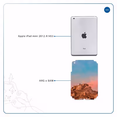 برچسب پوششی ماهوت مدل ARG-e-BAM مناسب برای تبلت اپل iPad mini 2012 A1455