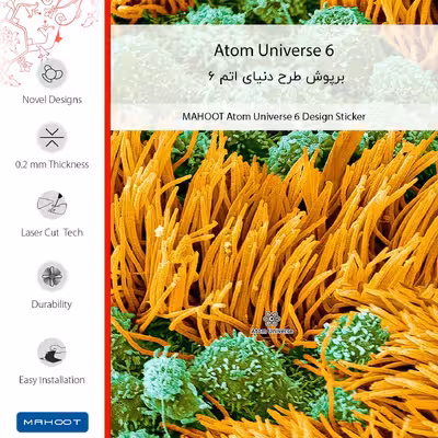 برچسب پوششی ماهوت مدل Atom Universe 6 مناسب برای گوشی موبایل آنر 6X