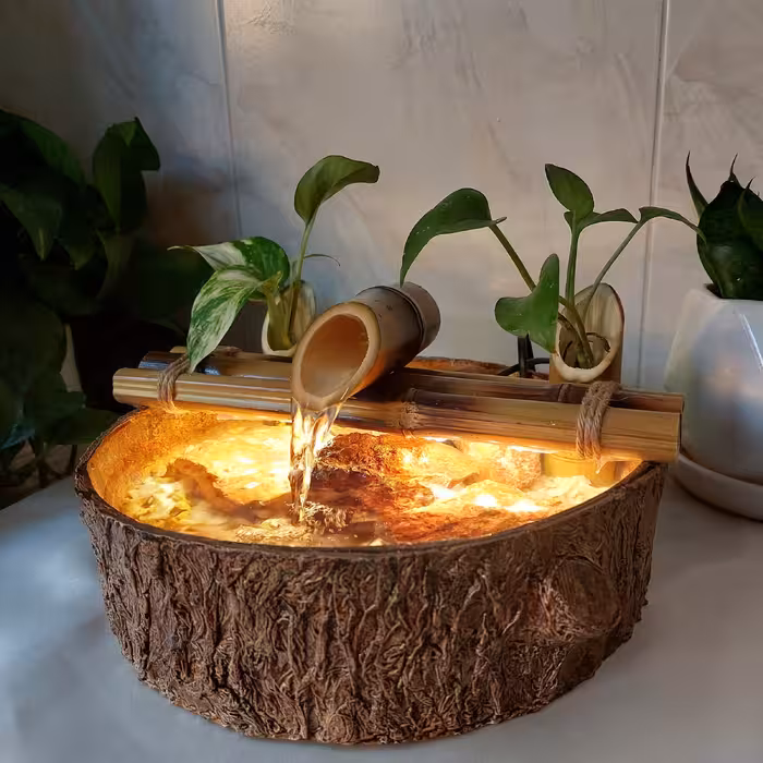 آب نما مدل آرامشبخش طرح چوب