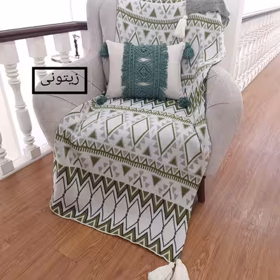 شال مبل مدل بوهو کد 1 سایز 170×140 سانتیمتر 