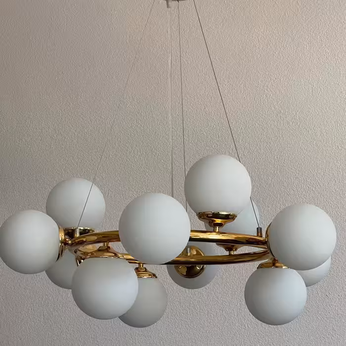 لوستر 12 شعله مدل مولکولی