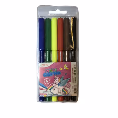 ماژیک رنگ آمیزی یالونگ مدل YL211803-6 بسته 6 عددی