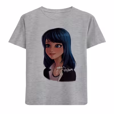 تی شرت آستین کوتاه بچگانه مدل دخترک F669