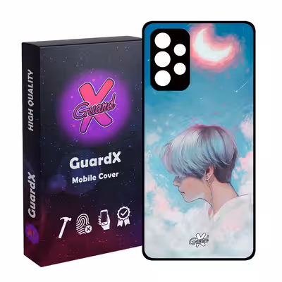 کاور گارد ایکس طرح دختر مدل Glass10364 مناسب برای گوشی موبایل سامسونگ Galaxy A32 5G