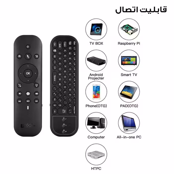 ریموت کنترل هوشمند مدل G60S PRO