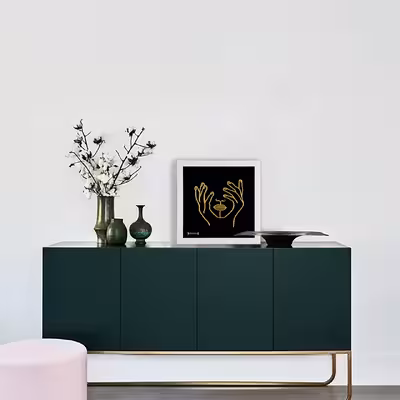 تابلو طلاکوب مارک گلد طرح مینیمال کد TM04