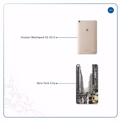برچسب پوششی ماهوت مدل New York City مناسب برای تبلت هوآوی Mediapad X2 2015
