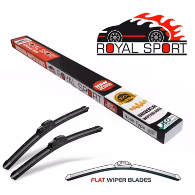 تیغه برف پاک‌کن رویال اسپرت مدل FLAT PRO مناسب برای کیا موهاوی بسته 2 عددی