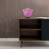 چراغ رومیزی ریموت دار مدل THRONE-GL_PN-GLASS
