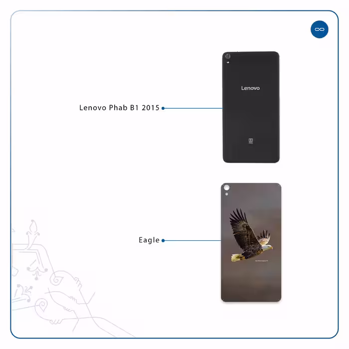 برچسب پوششی ماهوت مدل Eagle مناسب برای تبلت لنوو Phab B1 2015