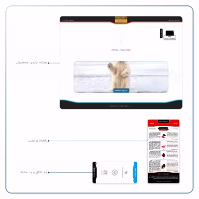 برچسب پوششی ماهوت مدل Polar bear مناسب برای تبلت اپل iPad Pro 11 (GEN 2) 2020 A2231