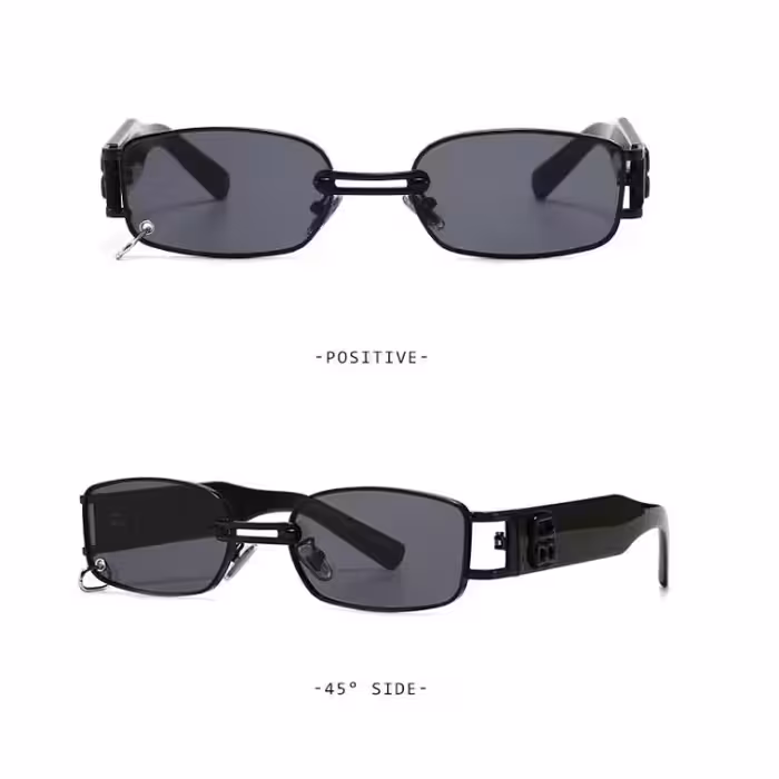 عینک آفتابی مدل پیرسینگ دار