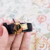 ست ساعت مچی عقربه ای زنانه و مردانه الگانس مدل تک موتوره بند چرم