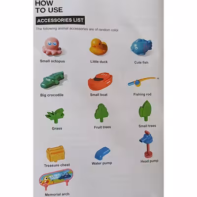 اسباب بازی ماهیگیری طرح پارک آبی