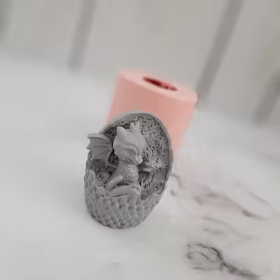 قالب شمع مدل اژدهای تخم مرغی