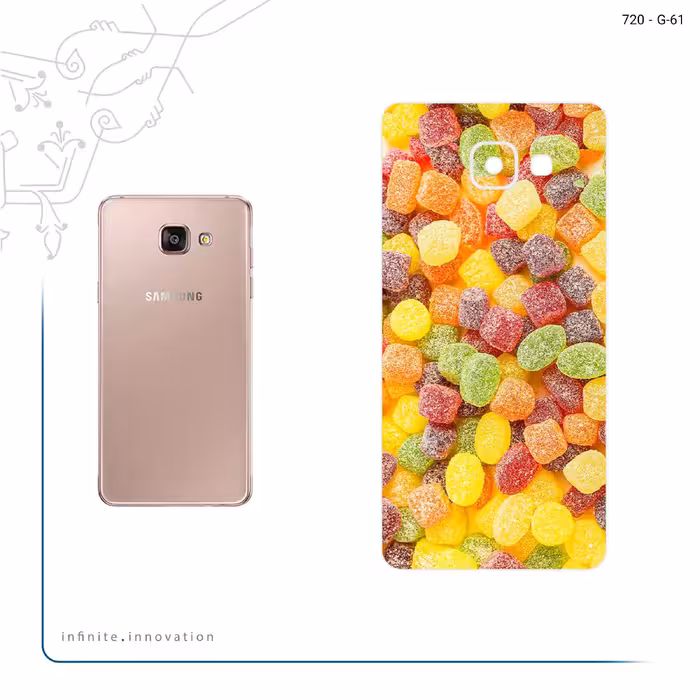 برچسب پوششی ماهوت مدل Gummi candy 2 مناسب برای گوشی موبایل سامسونگ Galaxy A5 2016