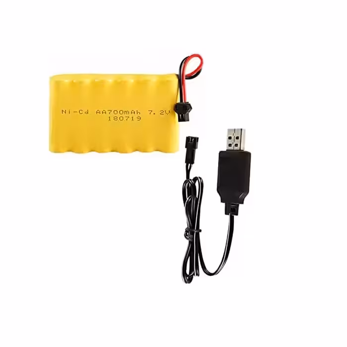 شارژر باتری ماشین کنترلی مدل 7.2V_USB_SM به همراه سوکت SM دو پین