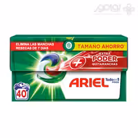 قرص ماشین لباسشویی آریل مدل EXTRA PODER بسته 40 عددی