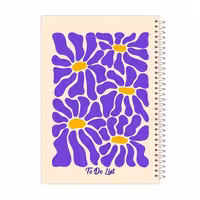 تو دو لیست 100 برگ روزانه مدل فلاور کد 855