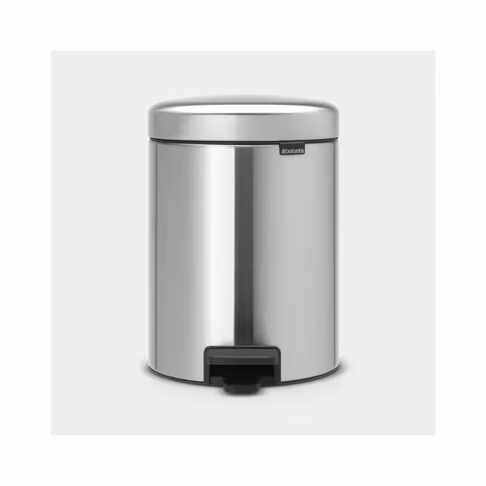 سطل زباله 5 لیتر استیل مات برابانتیا | Brabantia NEWICON PEDAL BIN