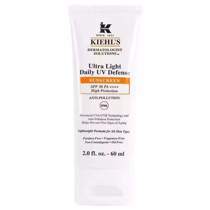 ضد آفتاب ضد پیری و ضد آلودگی کیهلز امریکا 60 میل Kiehl’s Ultra Light Daily UV Protection Anti-Pollution SPF 50