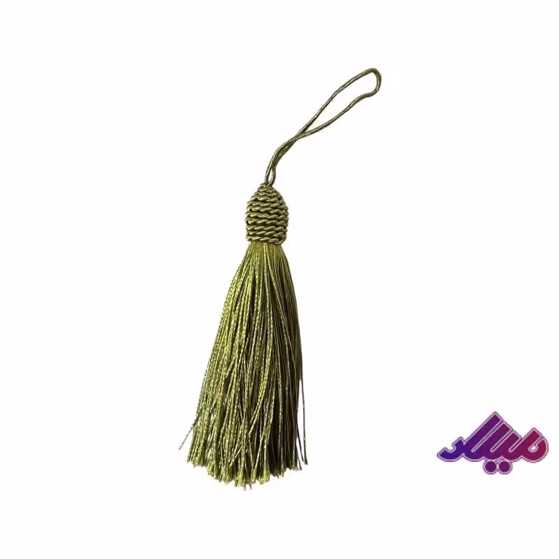 منگوله زیتونی 10 سانت