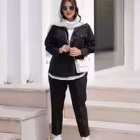 مانتو اسپرت زنانه ست مانیسا مدل مانتو و شلوار