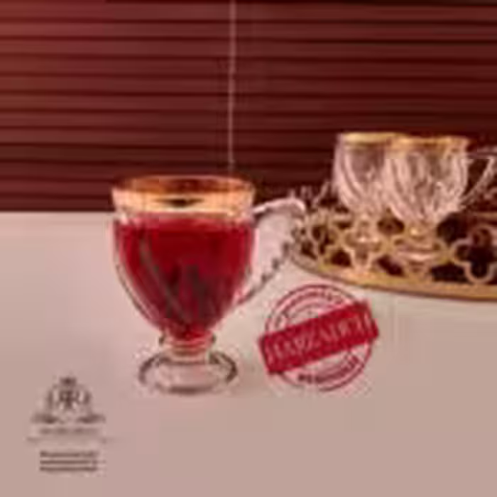 تولیپ فنجان پایه دار لب طلا   5500GOLD
