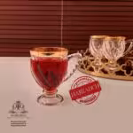 تولیپ فنجان پایه دار لب طلا   5500GOLD