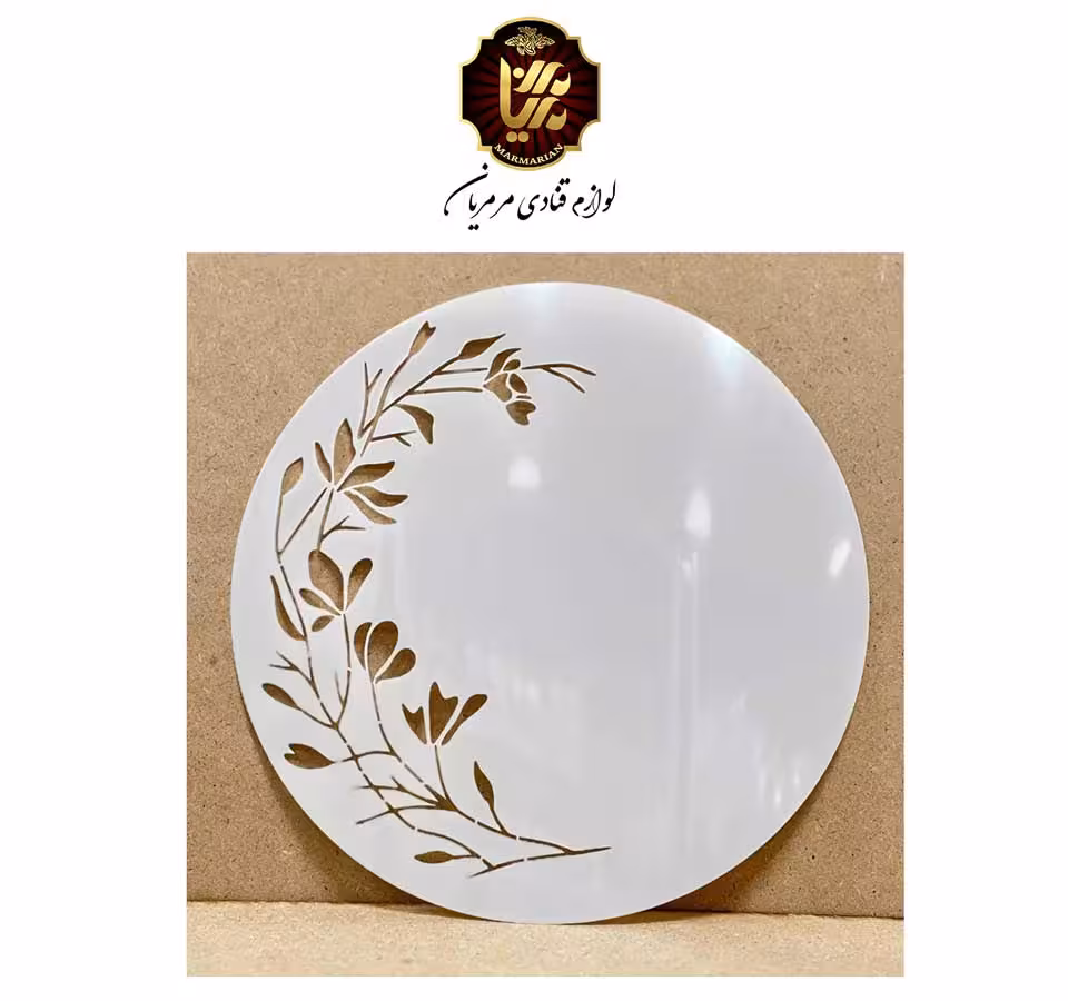 استنسیل کیک طرح بهاری