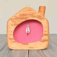 ساعت رومیزی ساده طرح سه