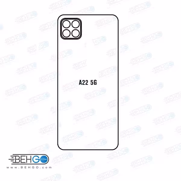 برچسب پشت گوشی سامسونگ Samsung A22 5G
