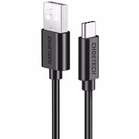 کابل CHOETECH چویتِک تبدیل USB-C به USB-A شارژ سریع طول 1 متری مدل AC0002 - Hiapple.ir
