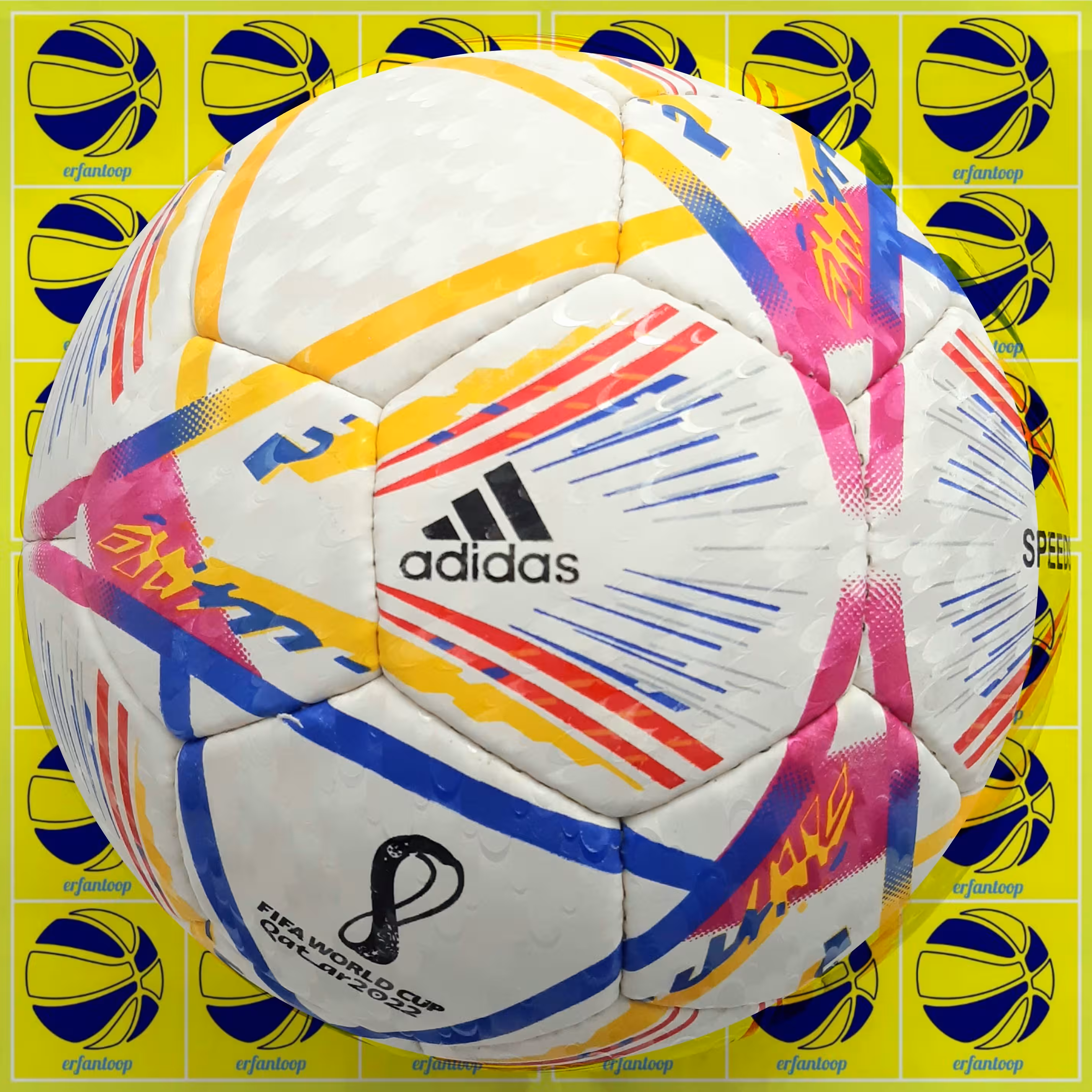 توپ فوتبال 5آدیداس پاکستانی جام جهانی قطر 2022 دوختی  ساخت پاکستان همراه با ارسال رایگان