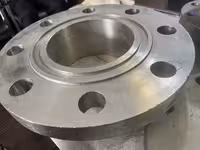 فلنج گلودار 6 اینچ استنلس رده 40 کلاس 150 استیل DN150/168.3 PN64 RTJ از جنس 321 4541