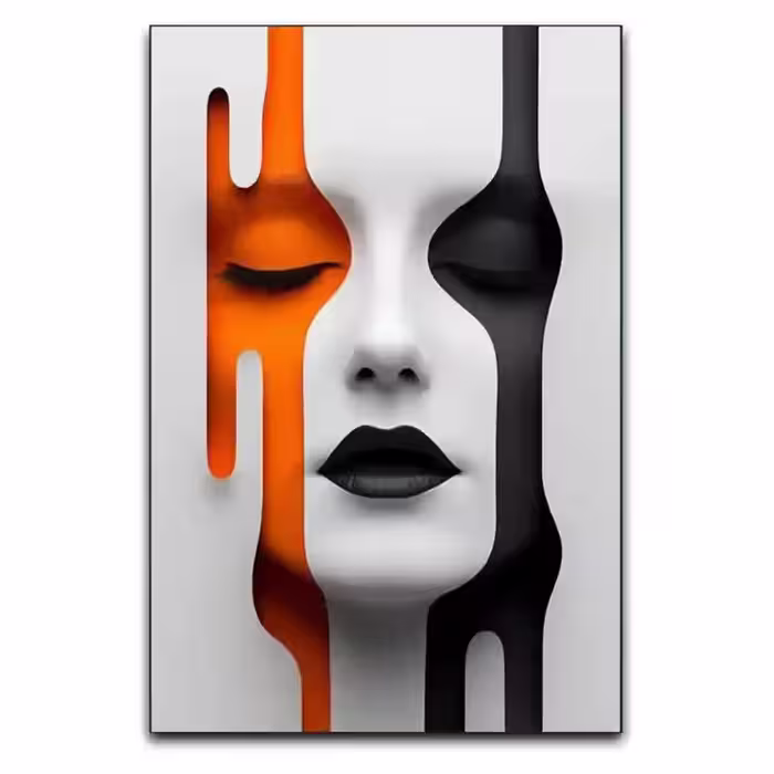 تابلو مینمالیسم چهره