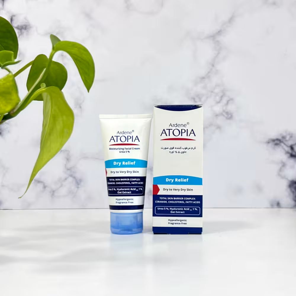 کرم مرطوب کننده 5 درصد اوره آتوپیا آردن پوست خشک 50 گرم