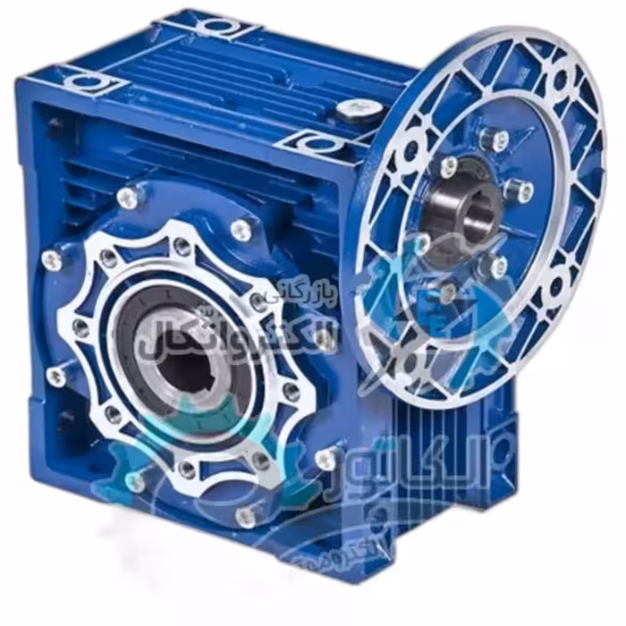 گیربکس حلزونی کتابی NMRV چینی سایز 90 فلنج ورودی 24 قطر شفت خروجی 35 میلیمتر فلنج 90B5