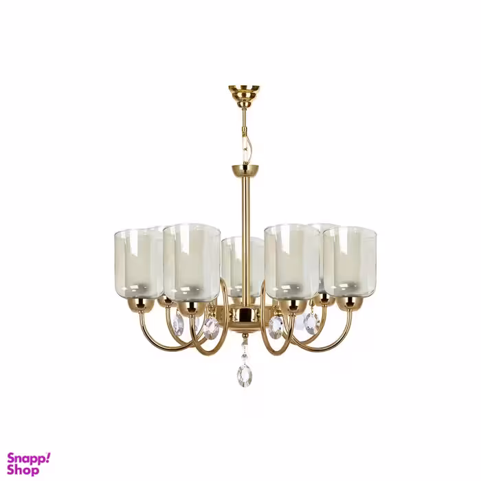 لوستر آویز 7 شعله چشمه نور کد A812/7-O