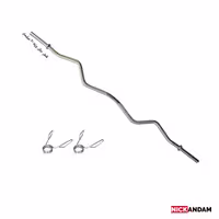 میله هالتر خم 150 سانت خانگی استیل 30mm